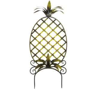  Pack of 2 Tropical Caribbean Style Green Pineapple Garden 