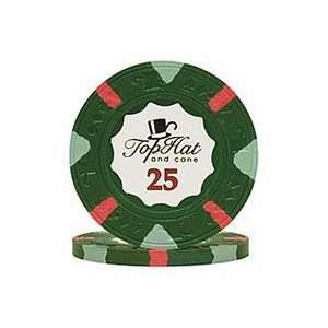  World Tophat and Cane Paulson® Clay Poker Chip (Set of 50 