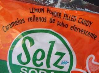   Selz SODA Bubbuly Lemon Powder Filled Mexican Candy 2 Bags tolal 200pc