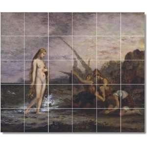  Gustave Moreau Mythology Wall Tile Mural 28  40x48 using 