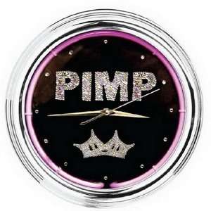  Officially Licensed Royale Pimp Purple Beer Bar Neon Clock 