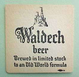 WALDECH BEER Coaster, Hamm Brewing, St. Paul, MINNESOTA  