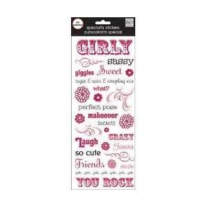 Me and My Big Ideas Specialty stickers 5x12 Sheet Girly 