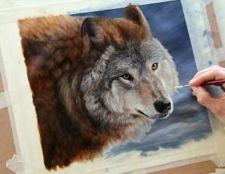 wolf painting for sale 