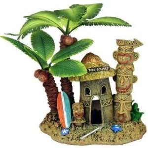  Top Quality Resin Ornament   Tahiti Village With Palm Tree 
