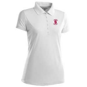  Stanford Womens Pique Xtra Lite Polo Shirt (White): Sports 