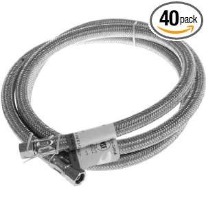 Aviditi 30566 40AVI Stainless Steel Braided Connector for Ice Maker, 1 