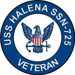  US Navy USS Halena SSN 725 Ship Veteran Decal Sticker 3.8 
