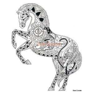  Animal Spirit Stamps Horse Clear 