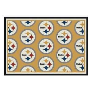 Pittsburgh Steelers 54 x 78 Premium Pattern Rug (Alternate Color)
