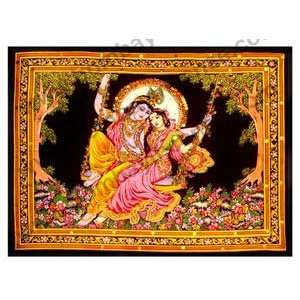  Radha and Krishna Sequin Cloth Print