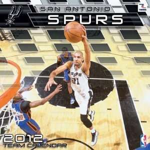 San Antonio Spurs 2012 Team Wall Calendar:  Sports 