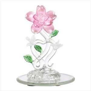  Spun glass Rose And Doves   Style 39624: Home & Kitchen