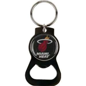  Miami Heat Black Bottle Opener Keychain: Sports & Outdoors