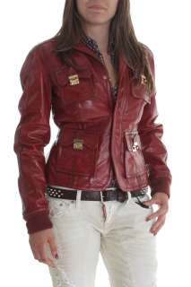 Dsquared² D2 Dsquared2 woman leather jacket size 44  