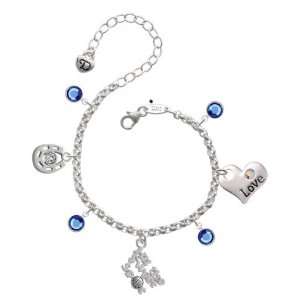 Hit the Sweet Spot with Silver Softball/Baseball Love & Luck Charm 