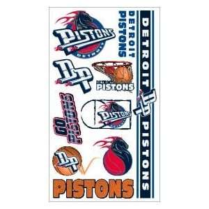   Detroit Pistons NBA Temporary Tattoos (10 Tattoos)