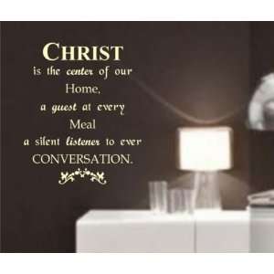  Christ Wall Quote Decal Sticker Christian Jesus Religion Art 