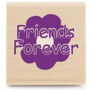  Friends Forever   Rubber Stamps Arts, Crafts & Sewing