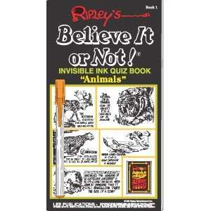  Ripleys Believe It or Not Invisible Ink Quiz Book 