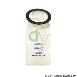  Oreck Disposable Bags For 6 Quart OR1006 Backpack Vacuum 