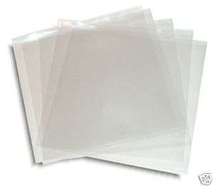 200 Pak CLEAR PLASTIC POLY (CPP) CD Sleeves, No Flap  