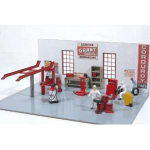  HO Gas Station Interior Equipment & Tool Detail Set Toys 