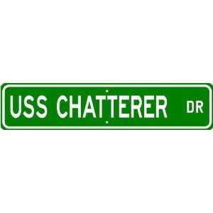  USS CHATTERER MSCO 40 Street Sign   Navy Ship Gift Sail 