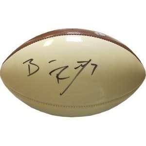  Ben Roethlisberger Autographed Football   White Panel 
