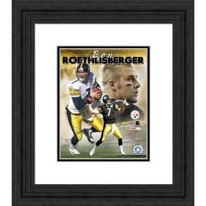  Framed Ben Roethlisberger Pittsburgh Steelers Photograph 