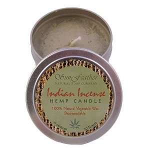  Indian Incense Hemp 8 oz Candle Tin Beauty