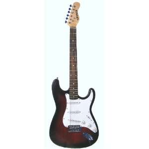 Outlaw 39 Inch Red Full Size Electric Guitar & Gig Bag, Strap, Cable 