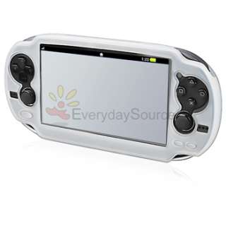   Screen Protector+Clear Card Game Plastic Case for Sony PS Vita  