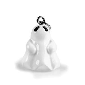  Roly Polys 3 D Hand Painted Resin Ghost Charm, Qty 1 