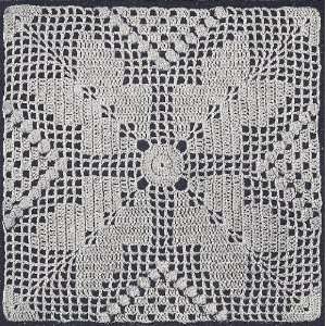 Vintage Crochet Pattern to make   Southern Pride Motif Bedspread. NOT 