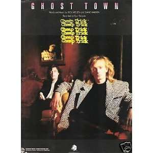  Sheet Music Ghost Town Cheap Trick 120: Everything Else