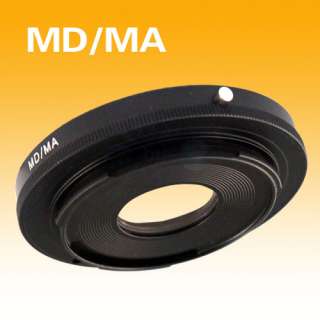 Lens Adapter Minolta MD MC Lens to Minolta MA & Sony Alpha Mount 