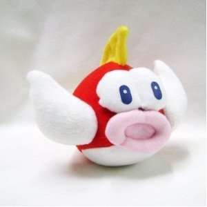  7 Super Mario Cheep Cheep Flying Fish Plush Doll ~NEW 