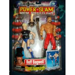  WCW POWER SLAM WRESTLERS  BUFF BAGWELL WITH RIP APART 