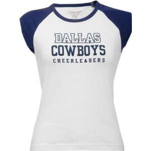   Dallas Cowboys  Womens  Cheer Practice Raglan Tee: Sports & Outdoors