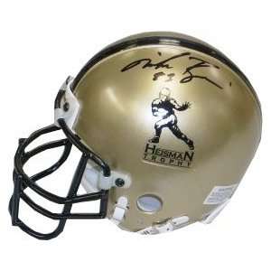  Mike Rozier signed Heisman Gold Authentic Mini Helmet 83 