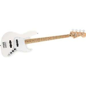   Standard MIM Arctic White Mn Jazz Bass Guitar Musical Instruments