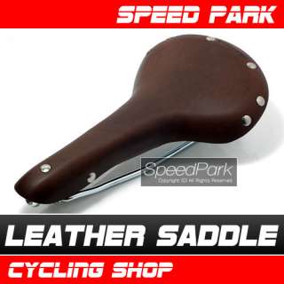 NEW Leather Saddle   Brooks Style   Brown  