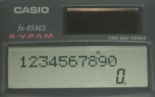 Casio fx 85MS Solar Power S V.P.A.M. Scientific Calculator