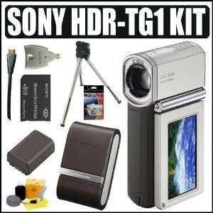  Sony HDR TG1 4MP High Definition Handycam Camcorder + 8GB 