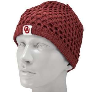  Nike Oklahoma Sooners Ladies Crimson Sweater Knit Beanie 
