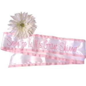    Personalized Future Mrs. Sash in Choice of Colors 
