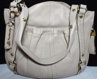 New NWOT B Makowsky Glove Leather Handbag Purse Tote Hobo North South 