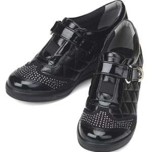 Super Wedge Heels Sneakers Womens Black Shoes  