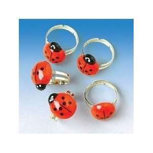  36 Lady Bug Rings Toys & Games